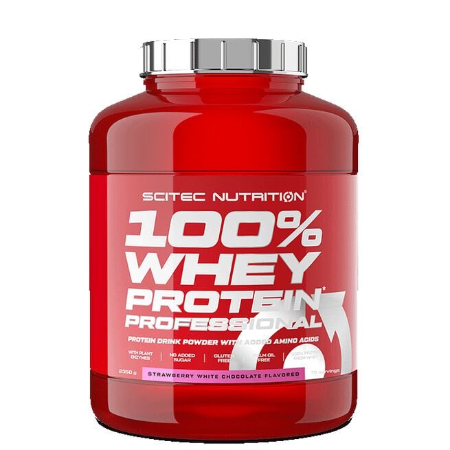 100 % Whey Protein Professional 2350 g Strawberry White Chocolate