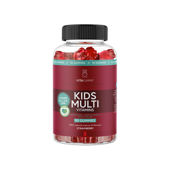 Kids Multivitamin Jordgubb 90 st Gummies