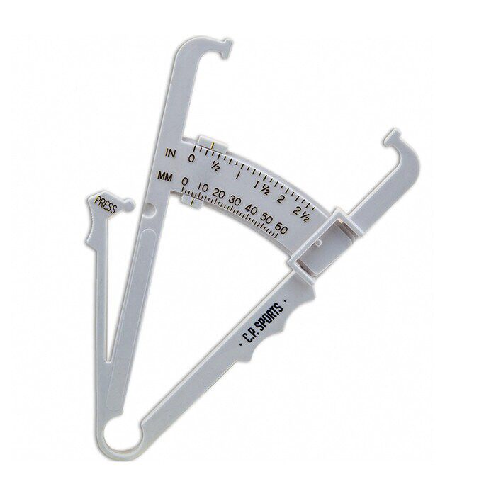 Fat Caliper Kehon Rasvamittari Valkoinen