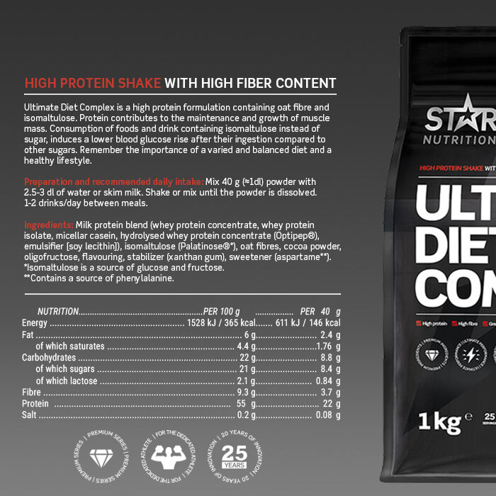 Ultimate Diet Complex Ateriankorvike 1 kg choklad