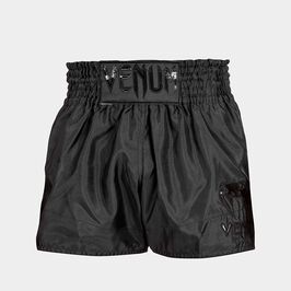 Muay Thai Shorts Classic Venum Black/Black, L  "Classic- Muay Thai -Shortsit, Mustat"