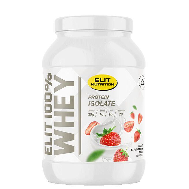 ELIT 100 % Whey Heraproteiini 900 g Strawberry Fruit