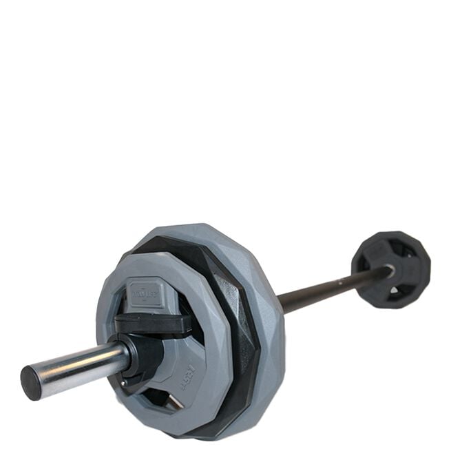 "Pumppusarja Tanko ja painolevyt 17,5 kg"