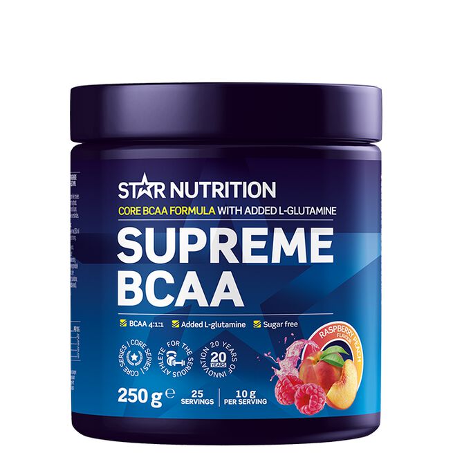 Supreme BCAA-jauhe 250 g Rasberry Peach