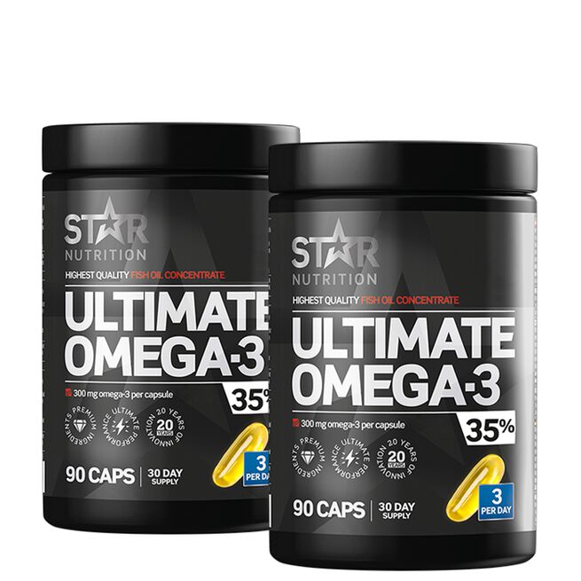 2 x Ultimate Omega-3 90 kapselia 35% 1000 mg