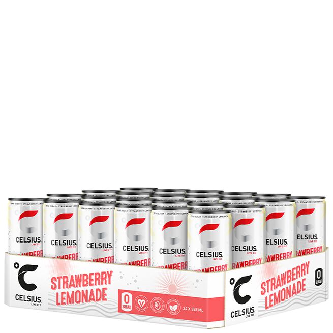 24 x Celsius, 355 ml Strawberry Lemonade