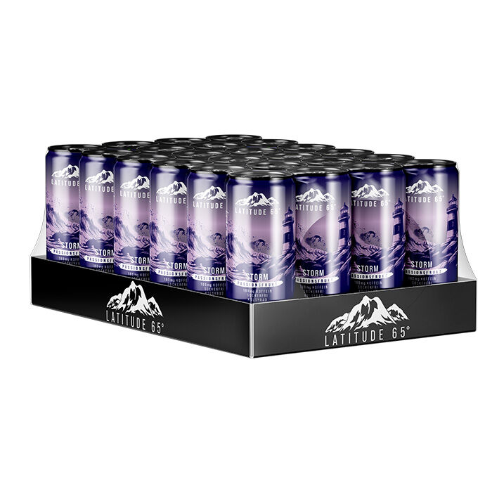 24 x Latitude 65, 330 ml 2 kr pant Storm - Passionsfrukt