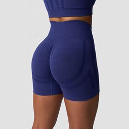 Rush Seamless Shorts, Dark Slate Blue Melange, L  Rush Seamless Shorts Tummansininen