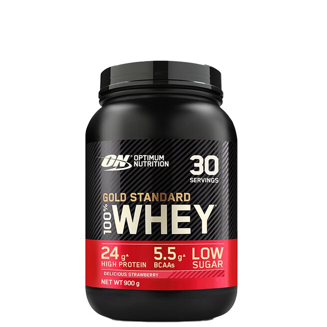 100 % Whey Gold Standard Heraproteiini 908 g Delicious Strawberry