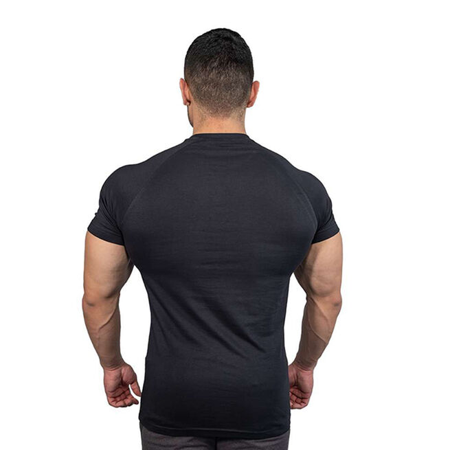 Better Bodies Gym Tapered Tee, Black