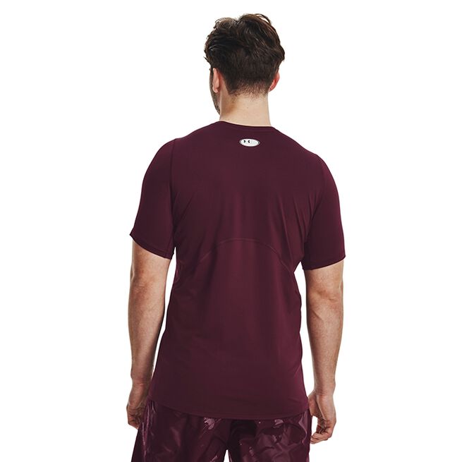 Under Armour UA HG Armour Fitted SS, Dark Maroon