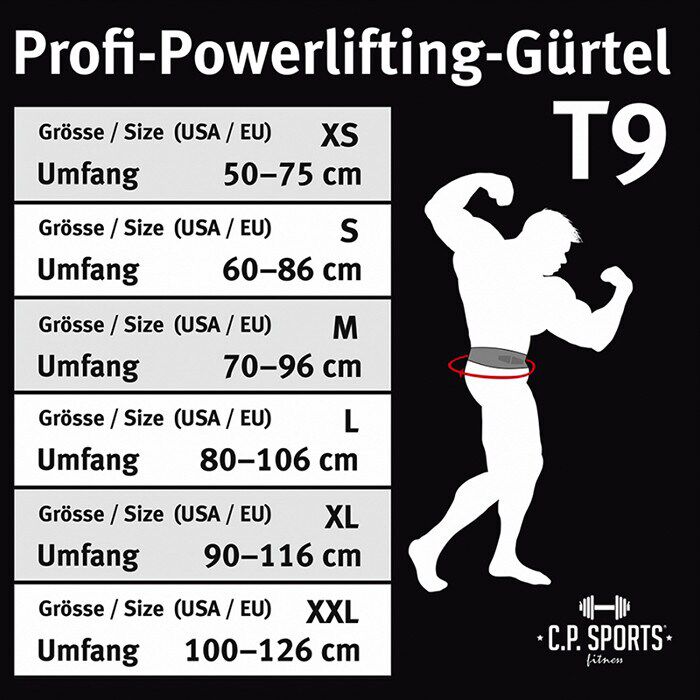Powerlifting Lifting Belt Quick Buckle Musta