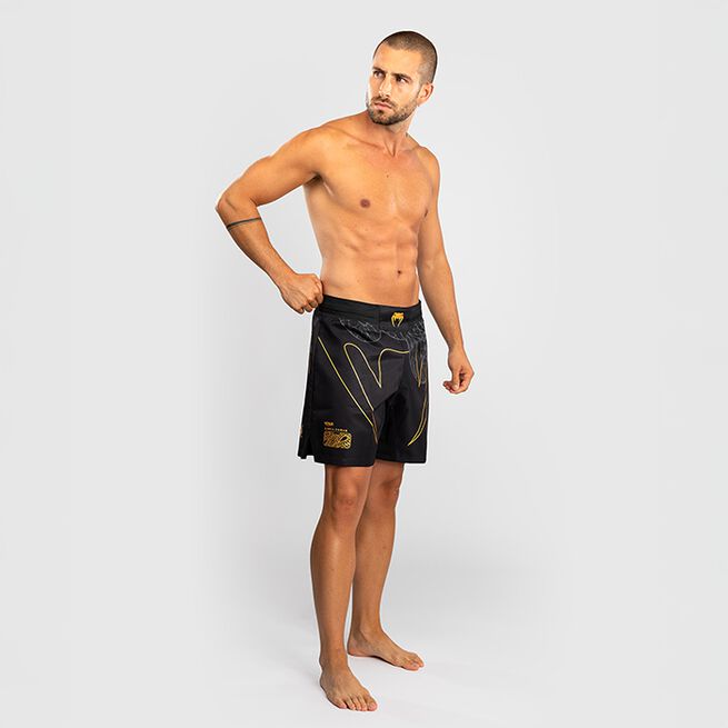 Serpenti Fightshortsit Musta Hopea Kulta