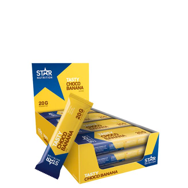 12 x Proteiinipatukka 55 g Banana Chocolate