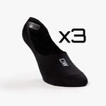 Invisible Unisex Socks 3-pack, Black 