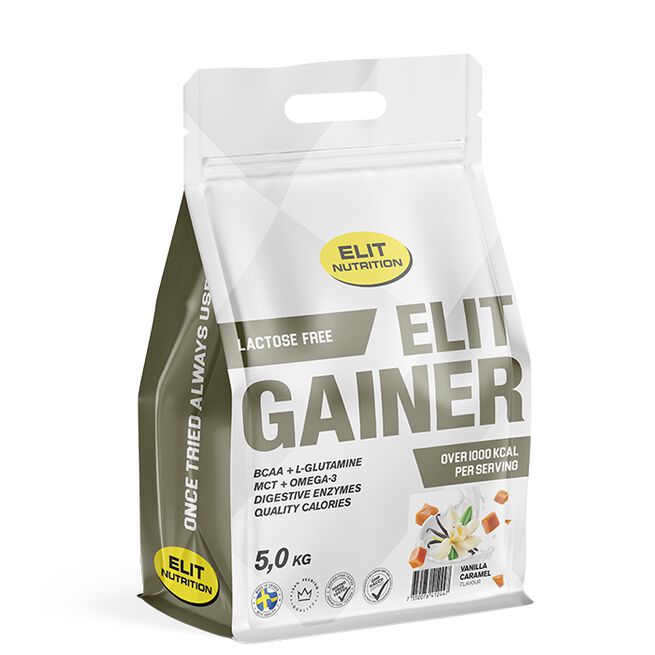 ELIT Gainer Laktoositon 5 kg Vanilla Caramel