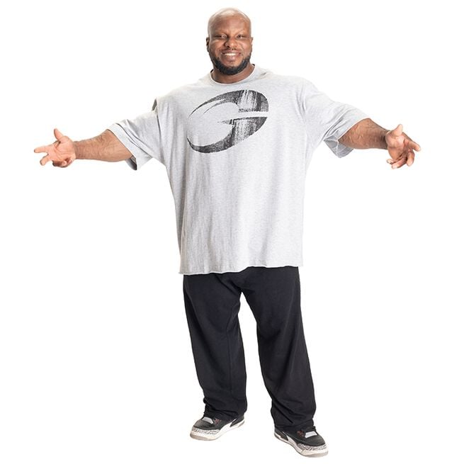 Pump Cover Iron Tee, Light Grey Melange