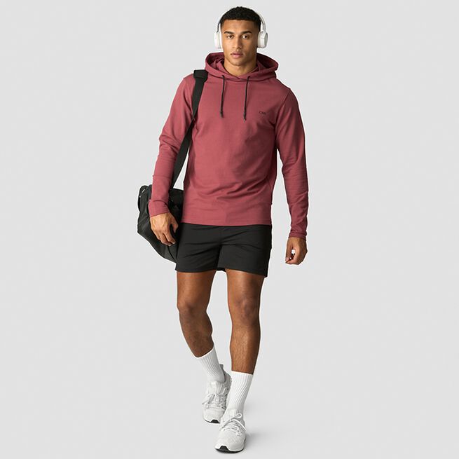 Stride Hoodie Men, Brick Red