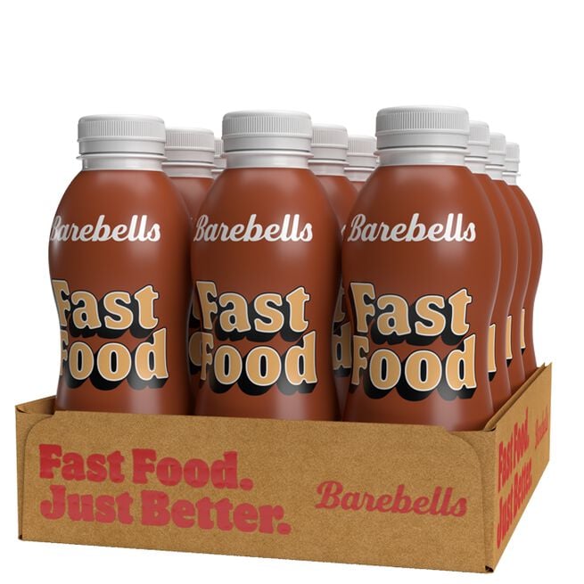 12 x Barebells Fast Food Ateriankorvike 500 ml Chocolate