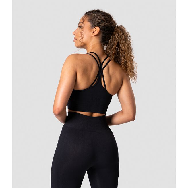 Define Seamless Sports Bra, Black