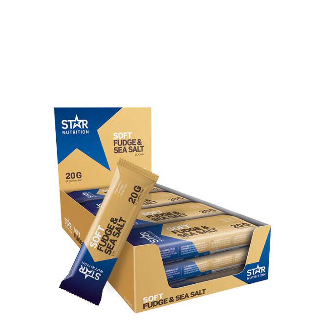 12 x Proteiinipatukka 55 g Fudge & Sea salt