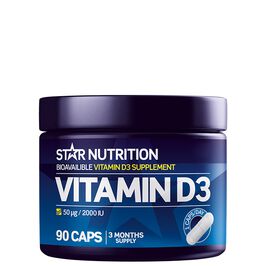 Star nutrition Vitamin D3 D3-vitamiini 90 kapselia