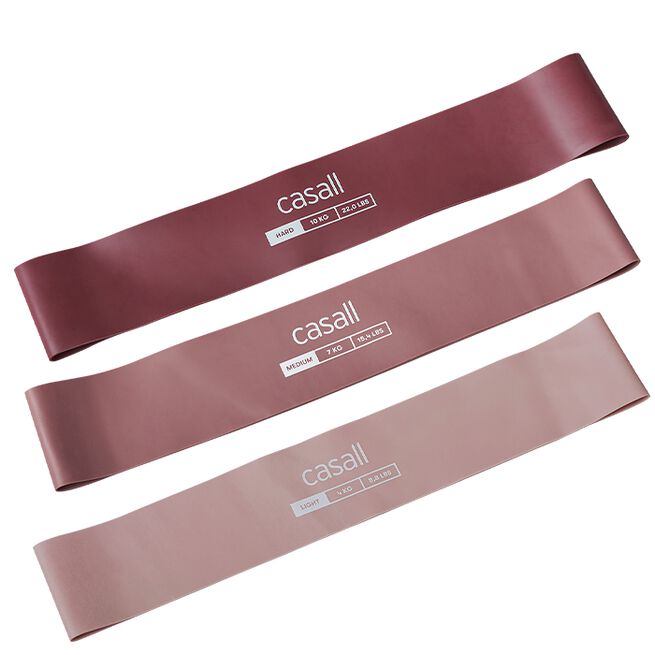 Kuminauha 3-pack Vaaleanpunainen