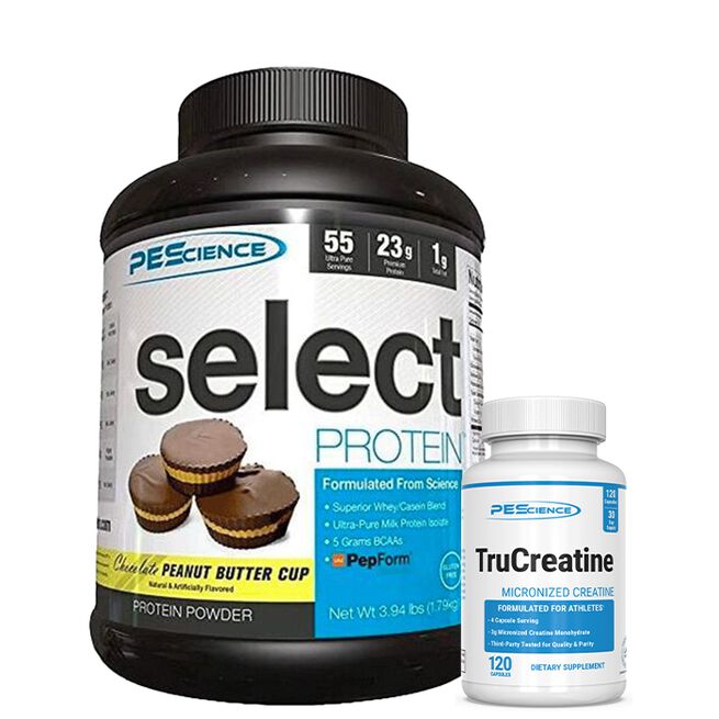 SelectProteiinijauhe 55 annosta + TruCreatine Monohydrate 120 kapselia