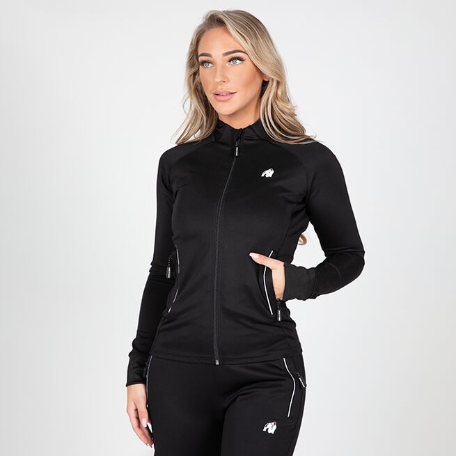 Gorilla Wear Rochelle Track Jacket, Black