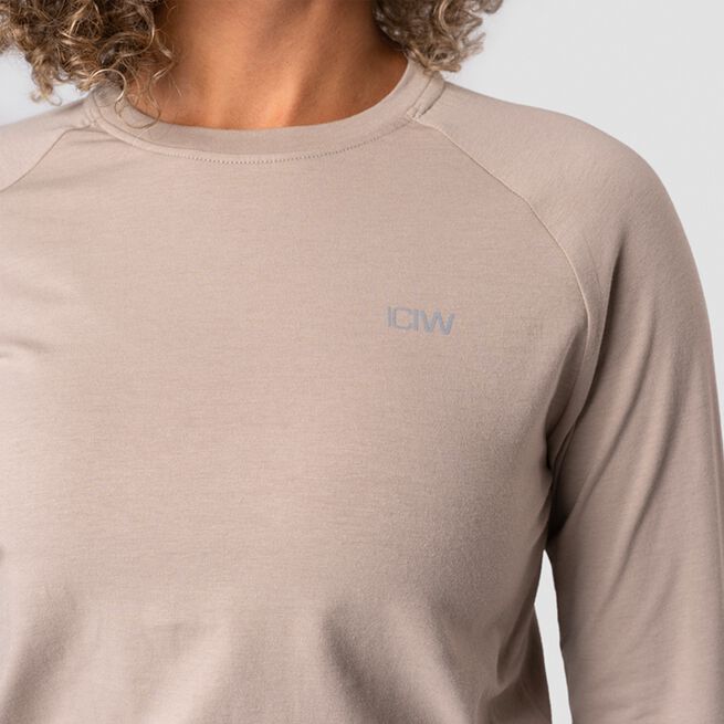 ICANIWILL Define Cropped Adjustable Long Sleeve, Sand