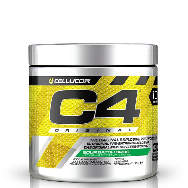 C4 PWO Powder 195 g Sour Batch Bros