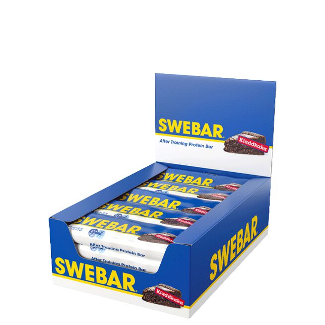 15 x Swebar Proteiinipatukka 55 g Kladdkaka