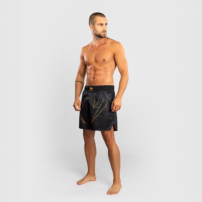 Serpenti Fightshortsit Musta Hopea Kulta