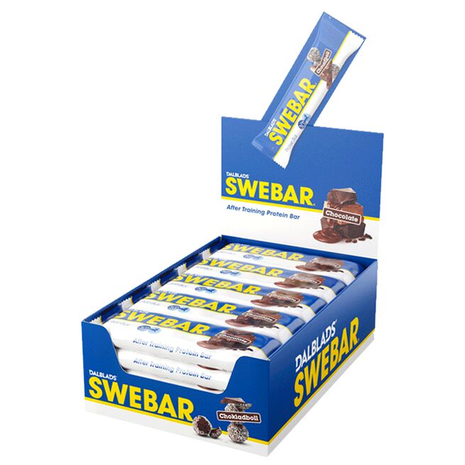 15 x Swebar Proteiinipatukka 55 g Chocolate