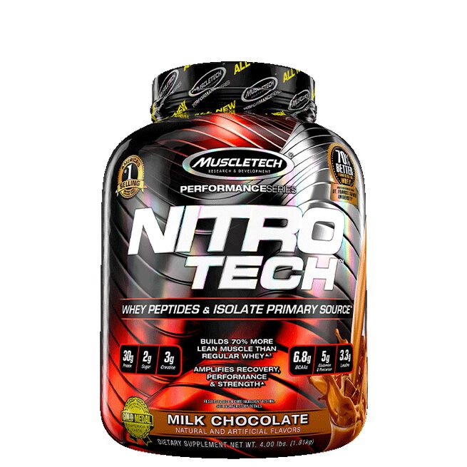 Nitro-Tech Performance Series, 1.8kg, Milk Chocolate 
