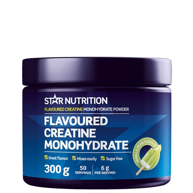 Maustettu kreatiinimonohydraatti 300 g Vanilla/Pear