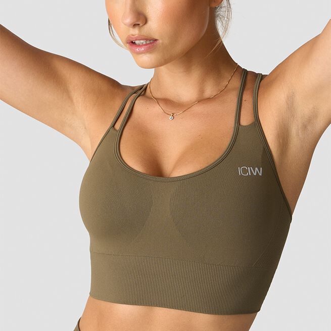 Define Seamless Sport-rintaliivit Beige