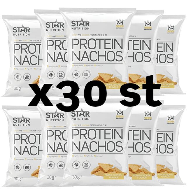 30 x Protein Nachos, 30g, BIG BUY 