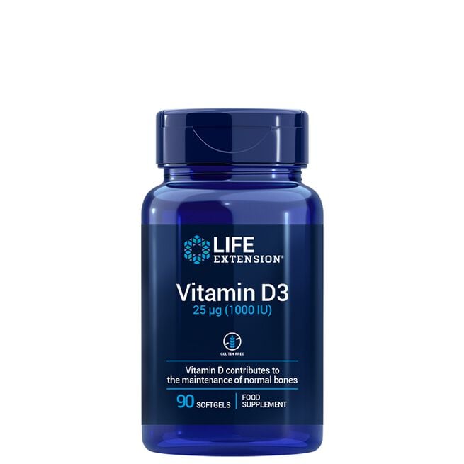 D3-vitamiini 90 pehmeää kapselia