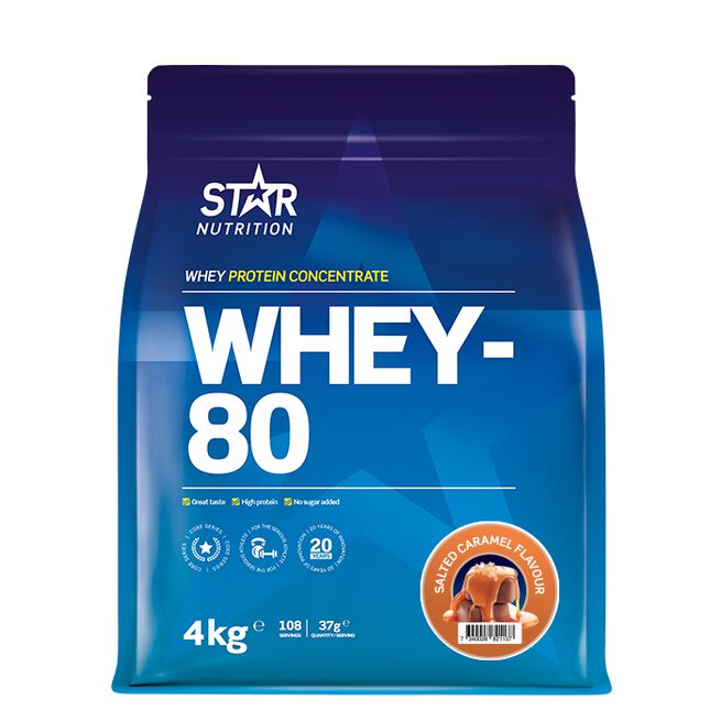Whey-80 Heraproteiini 4 kg Salted Caramel