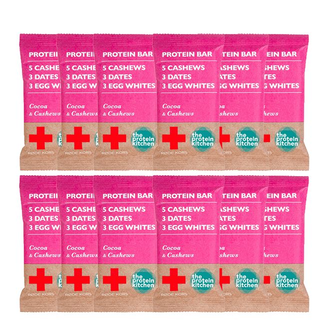 "12 x proteiinipatukat, 55 g" Cashew & Cacao