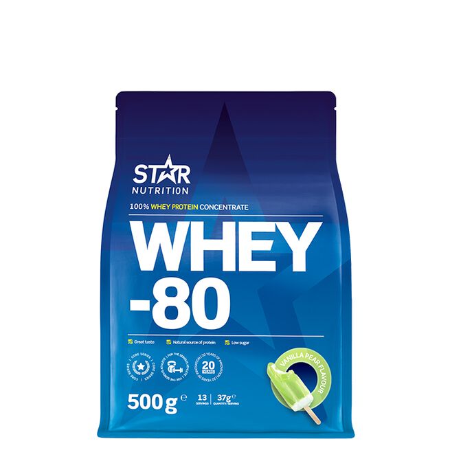Whey-80, 500 g Vanilla Pear