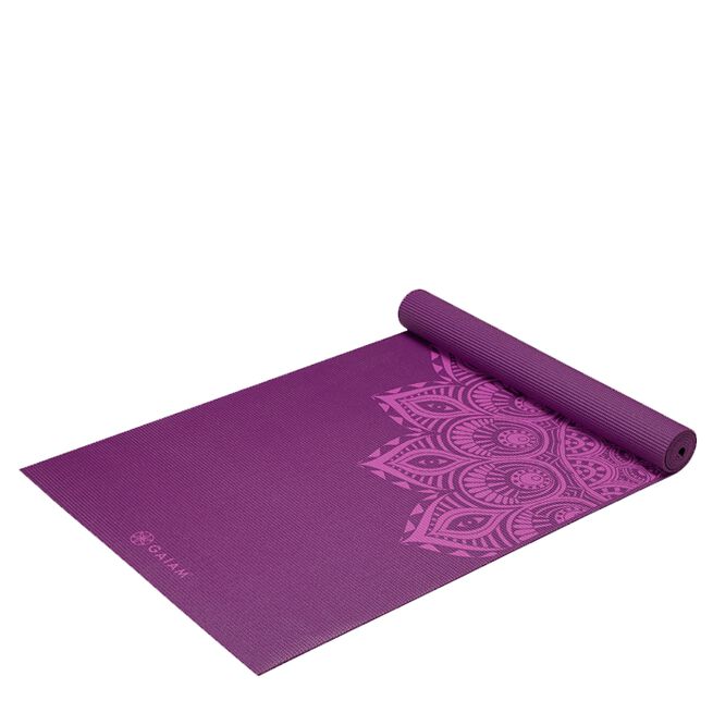 Gaiam 6mm Yoga Mat Purple Mandala