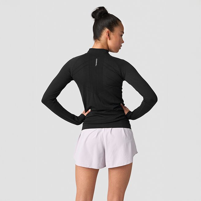 Define Pitkähihainen 1/4 Vetoketju Musta