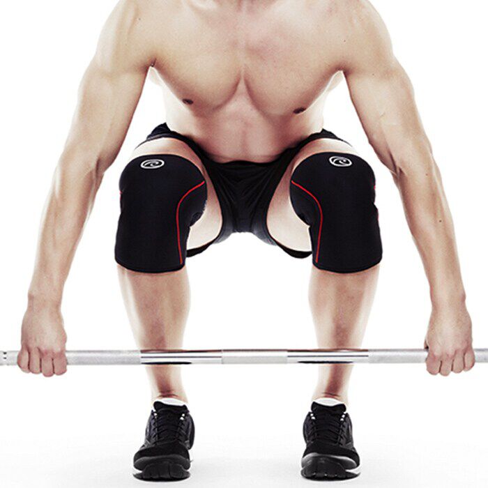 RX-Polvisuojat 7mm Musta/Punainen