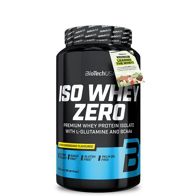 Iso Whey Zero Heraproteiini-isolaatti 908 g Lemon Cheesecake