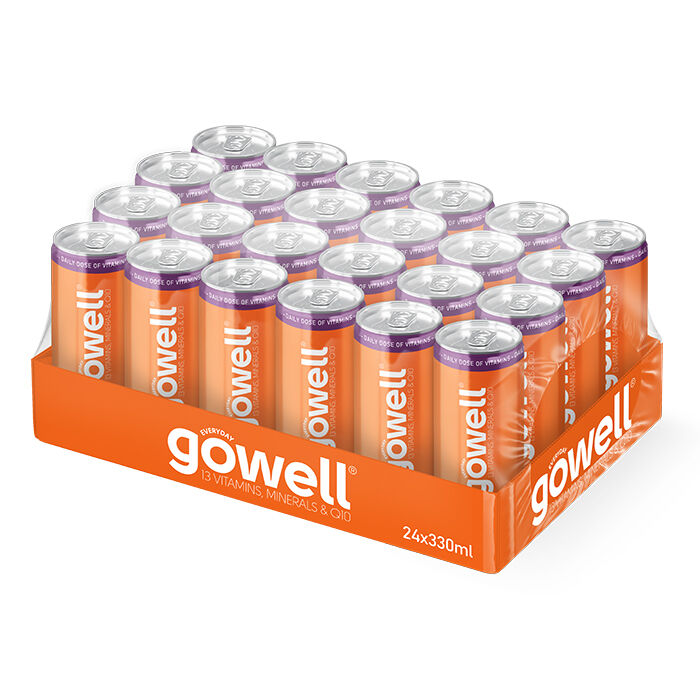 24 x GoWell Functional Drink 24 x 33 cl Tropical