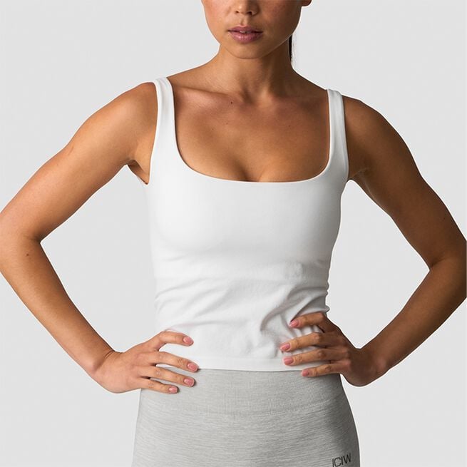 Smooth Seamless 2-in-1 Toppi Valkoinen