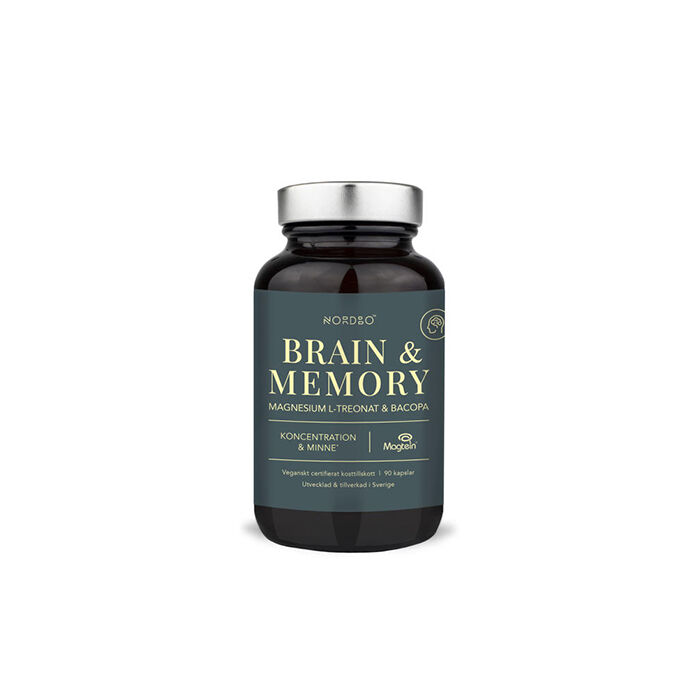 Brain &amp; Memory Magnesium 90 kap