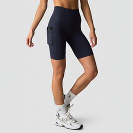 Define Seamless Pocket Biker Shorts, Navy, L  Define Pyöräilyhousut Merensininen